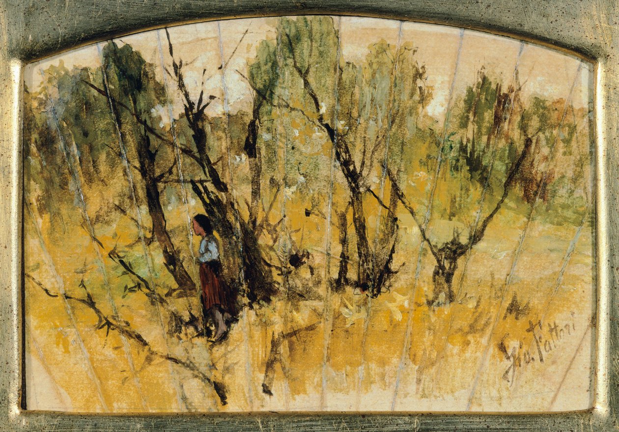 Forêt avec une figure, l