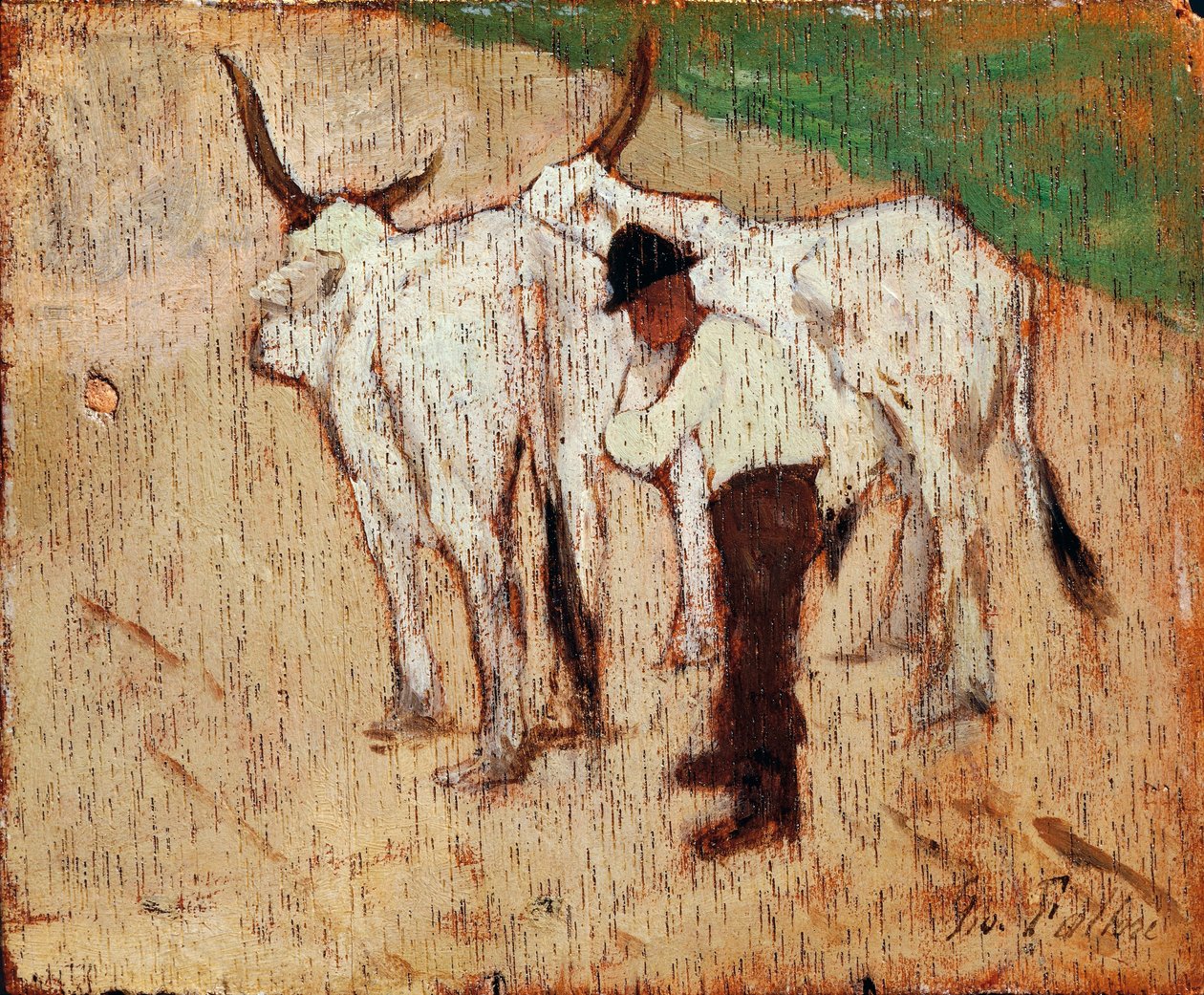 Berger et bétail - Giovanni Fattori