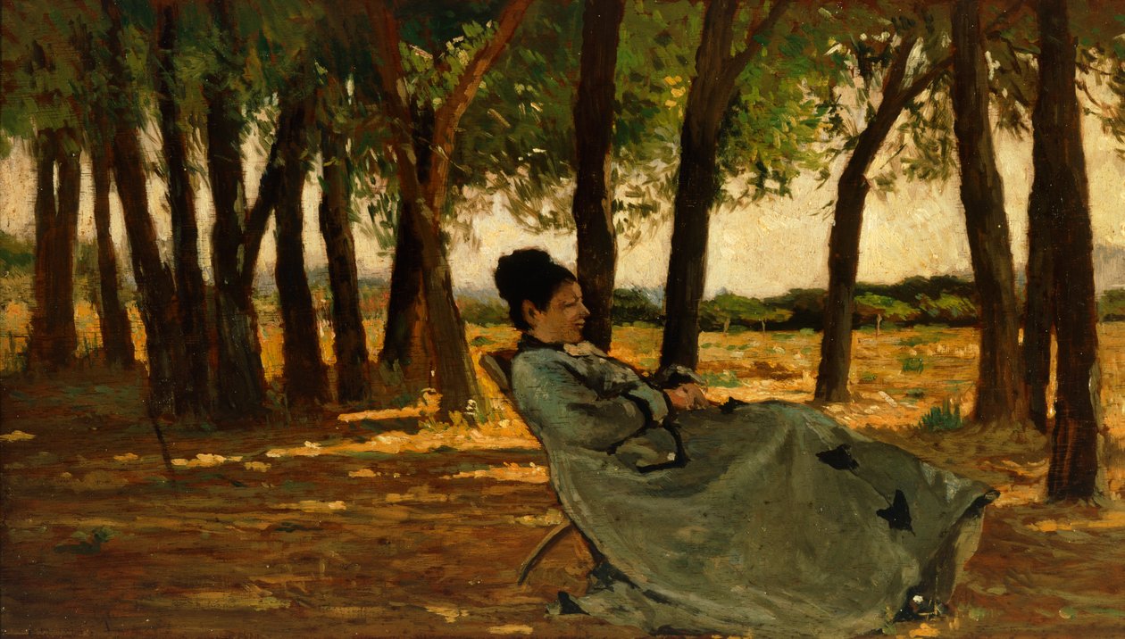 Mme Martelli à Castiglioncello - Giovanni Fattori