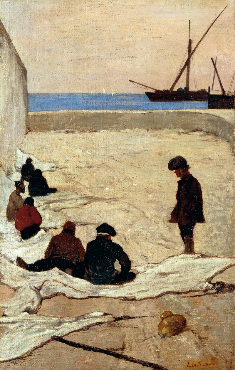 Réparation des filets - Giovanni Fattori