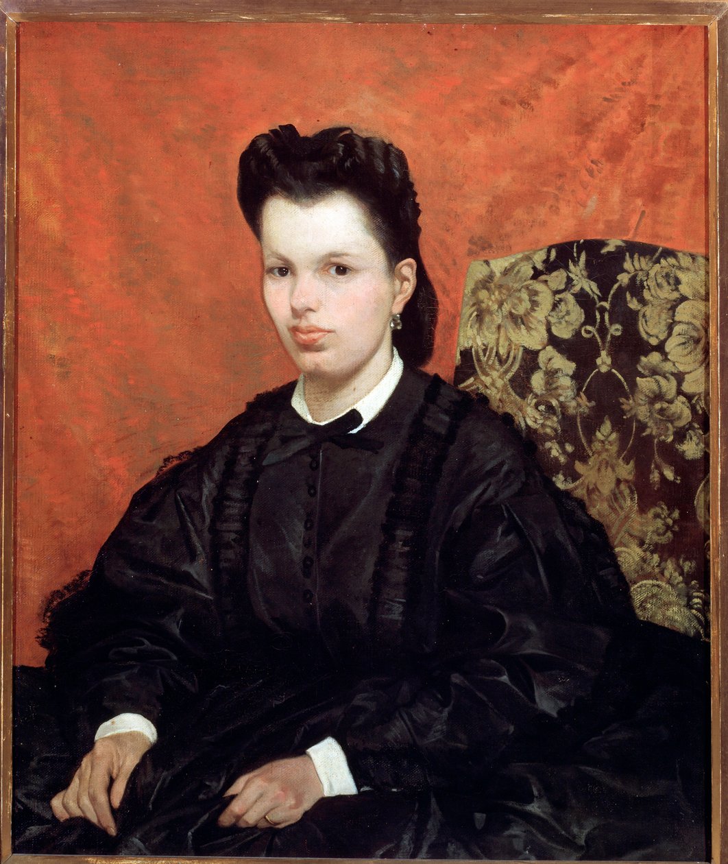 Portrait de la première épouse - Giovanni Fattori