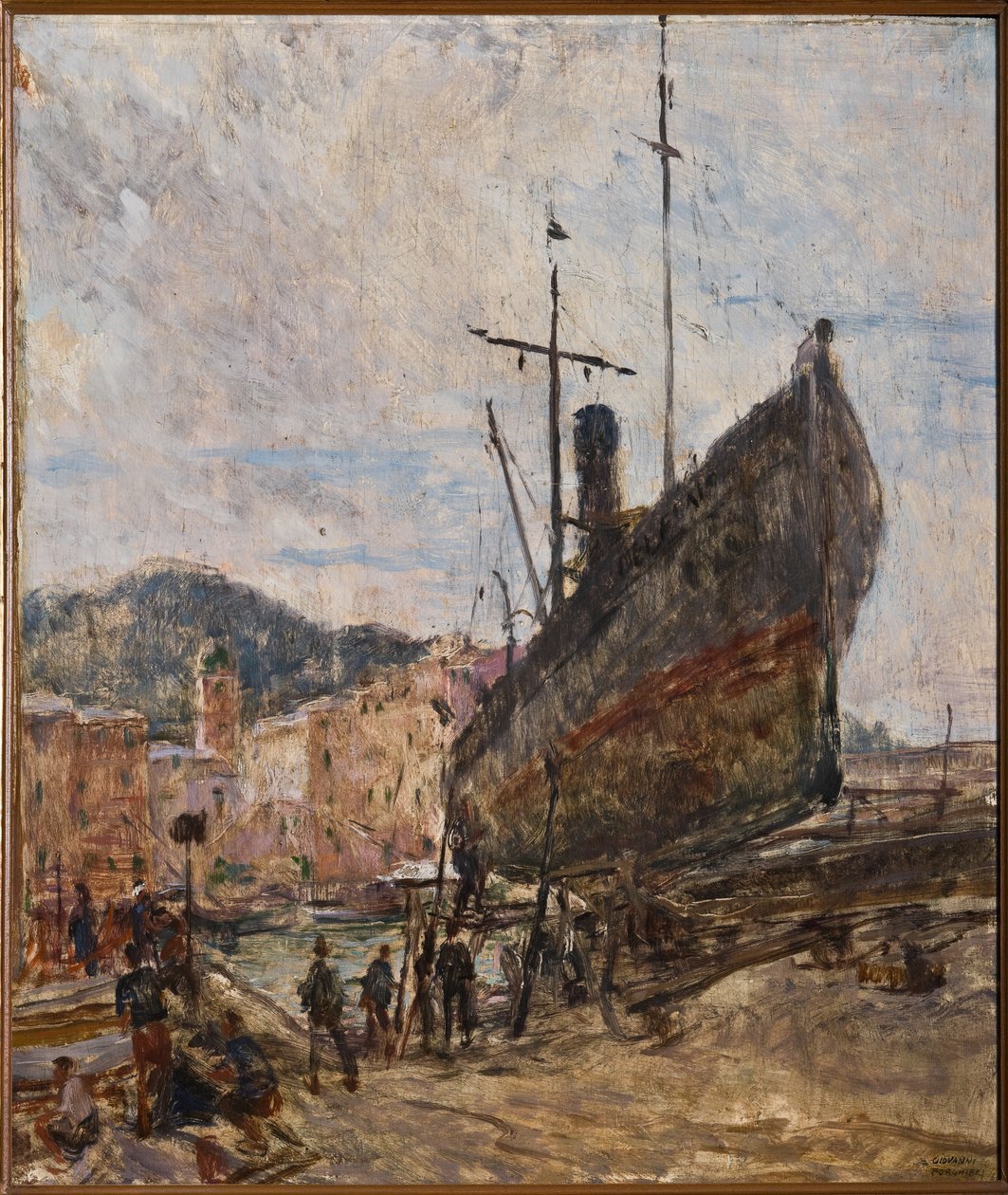 Port et bateau - Giovanni Forghieri