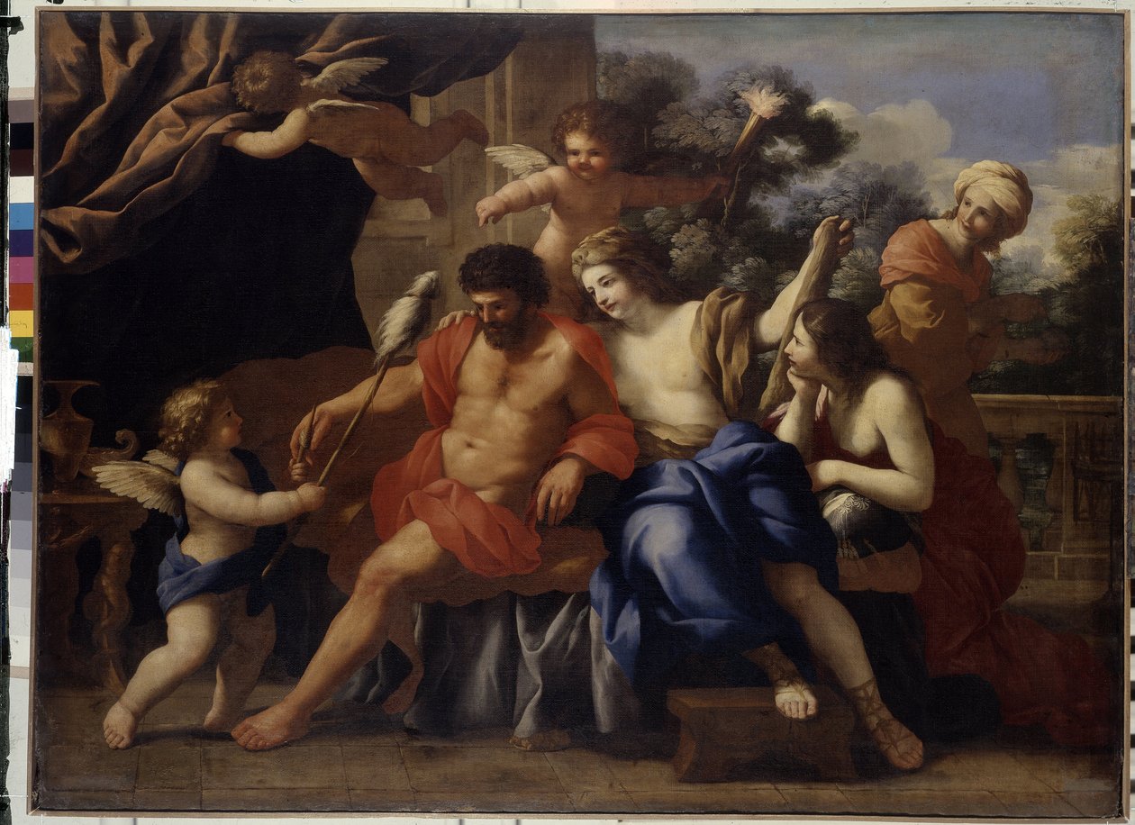 Hercule et Omphale - Giovanni Francesco Romanelli