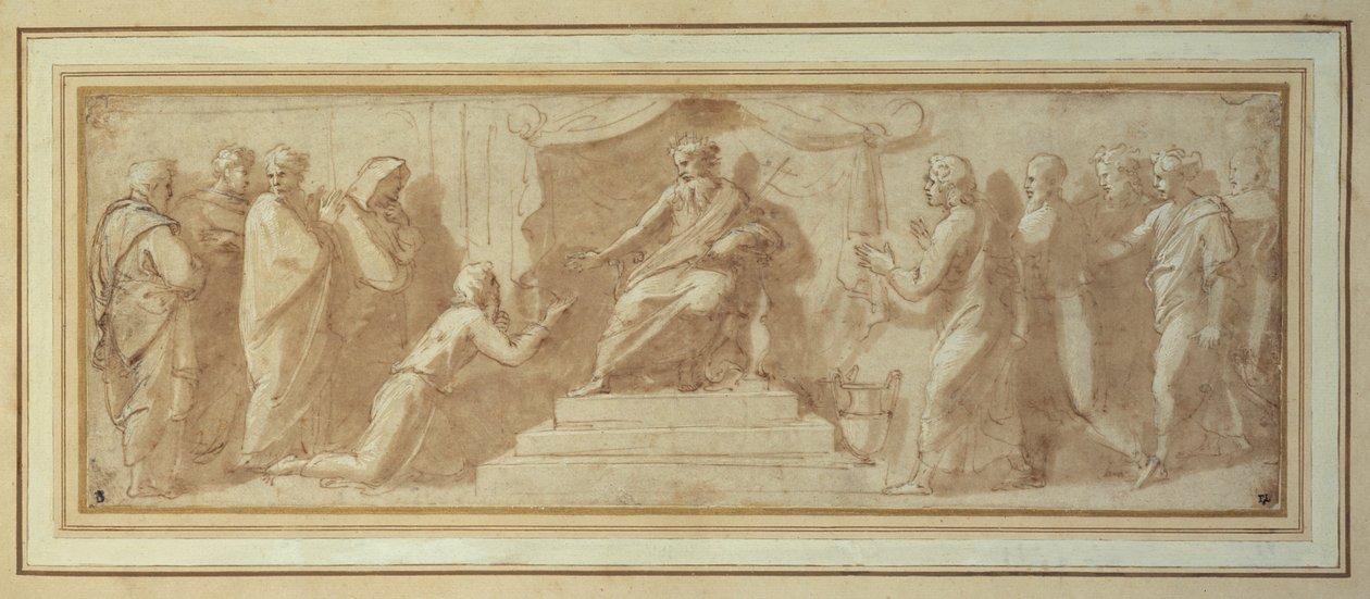 Joseph devant Pharaon - Giovanni Francesco (c.1488 1528) Penni