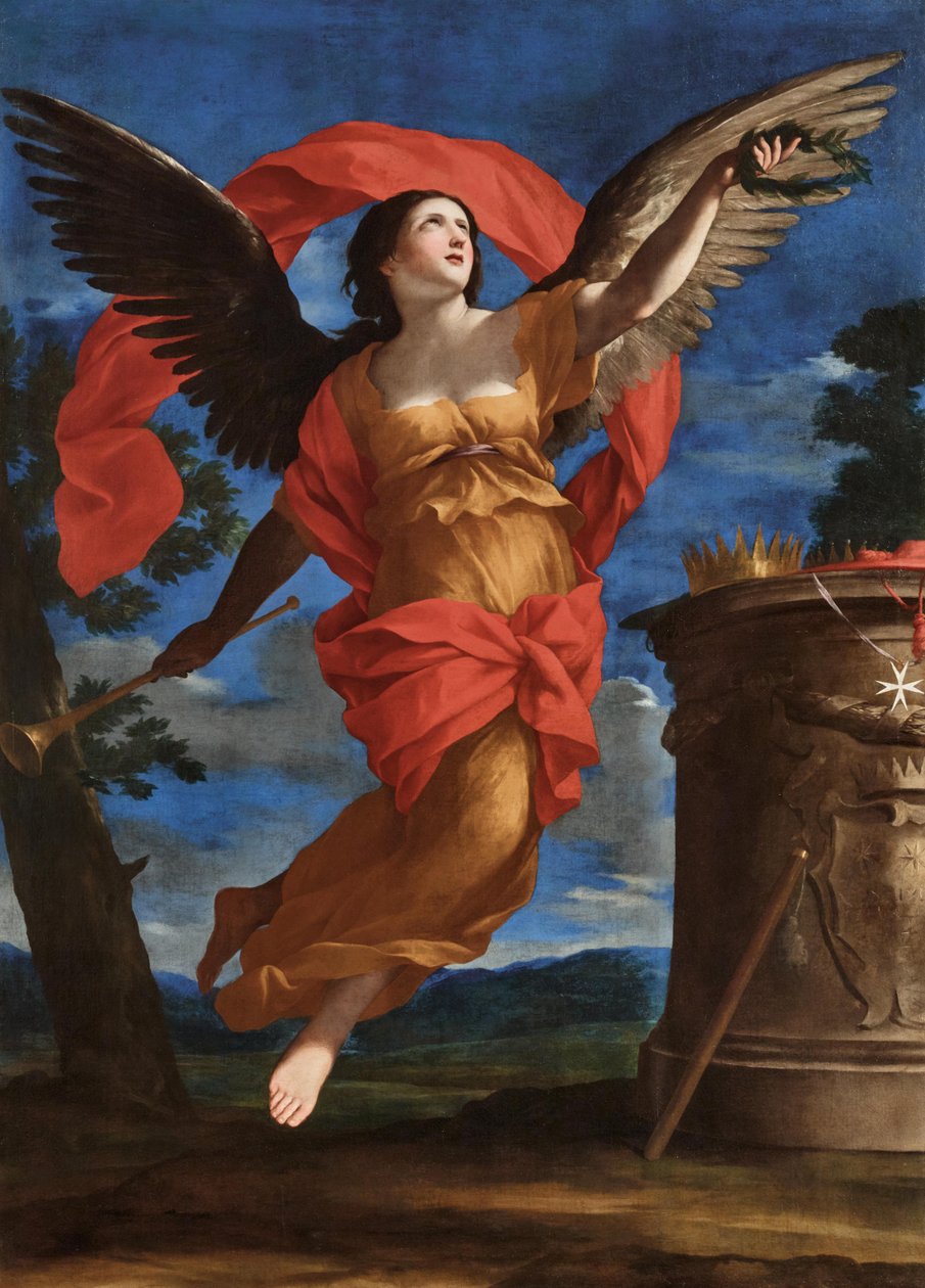 Allégorie de la renommée - Giovanni Francesco Romanelli