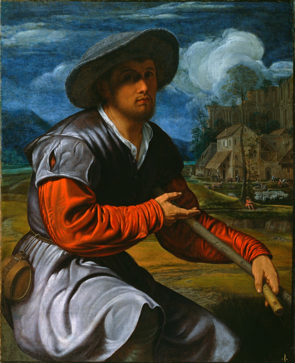 Berger avec une flûte, c.1525 - Giovanni Girolamo Savoldo