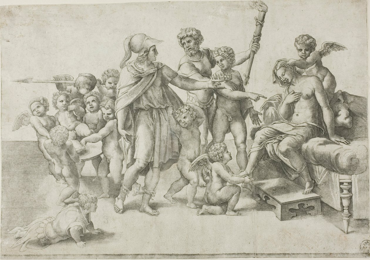 Alexandre et Roxane - Giovanni Jacopo Caraglio