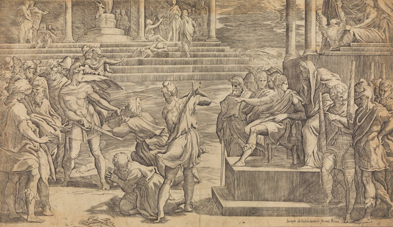 Le martyre de Saint Pierre et Saint Paul, vers 1527 - Giovanni Jacopo Caraglio