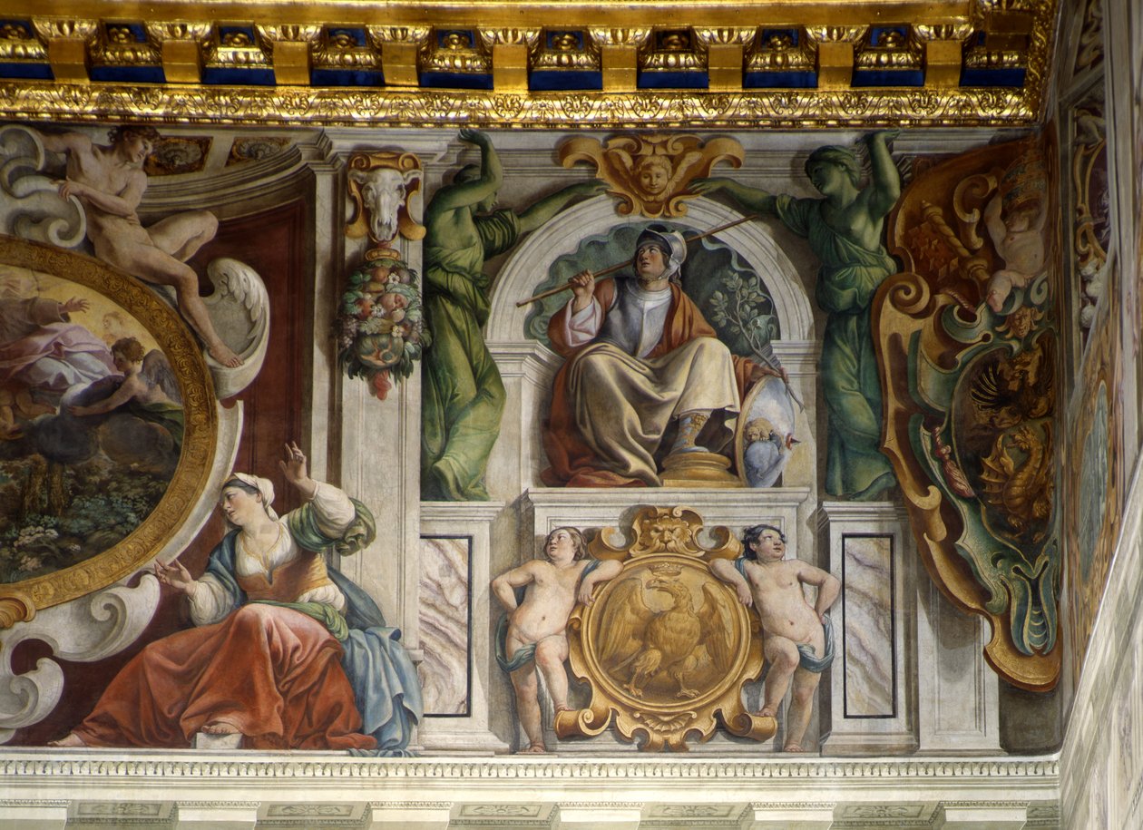 Détail de la frise, Salle des Cuirassiers - Giovanni Lanfranco