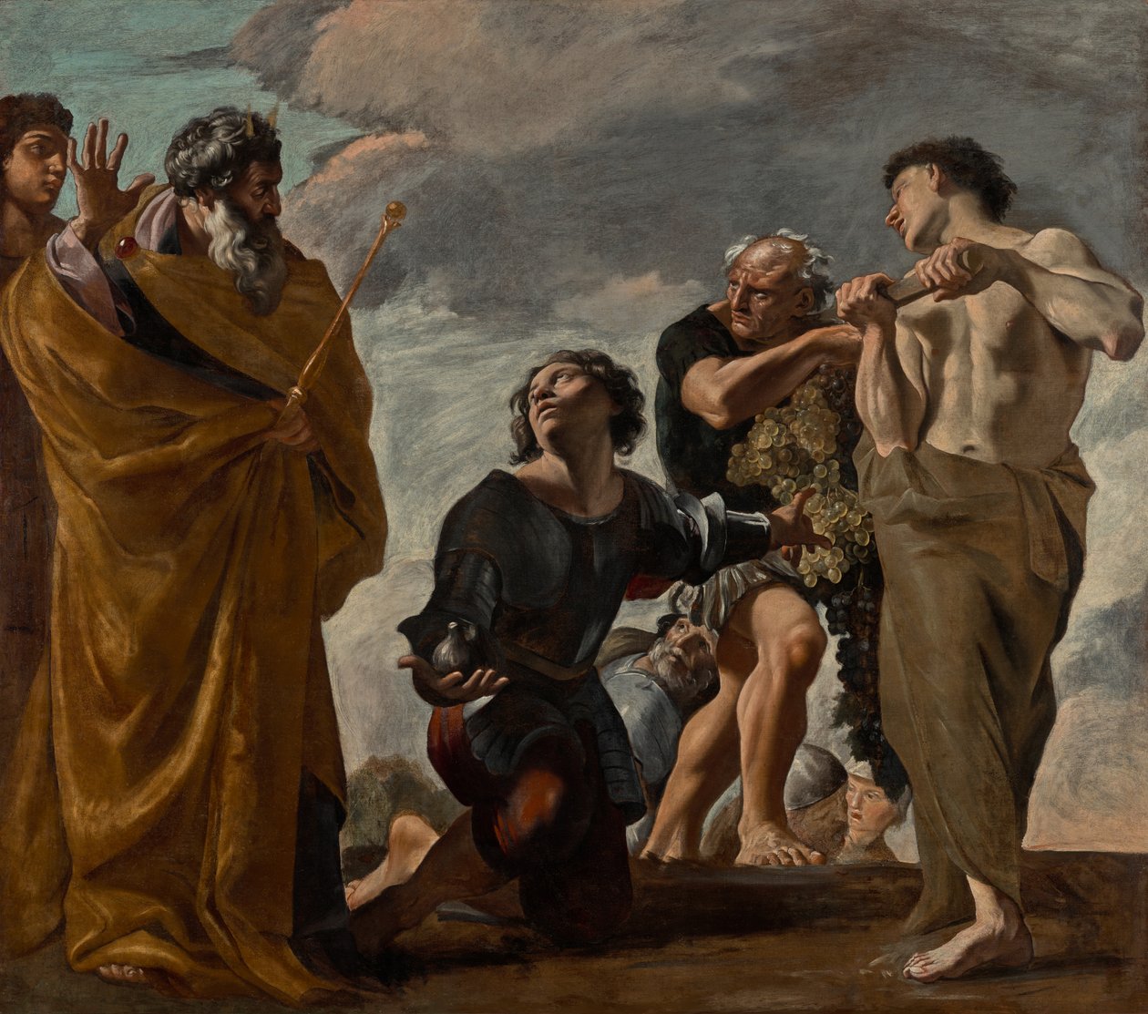 Moïse et les messagers de Canaan - Giovanni Lanfranco