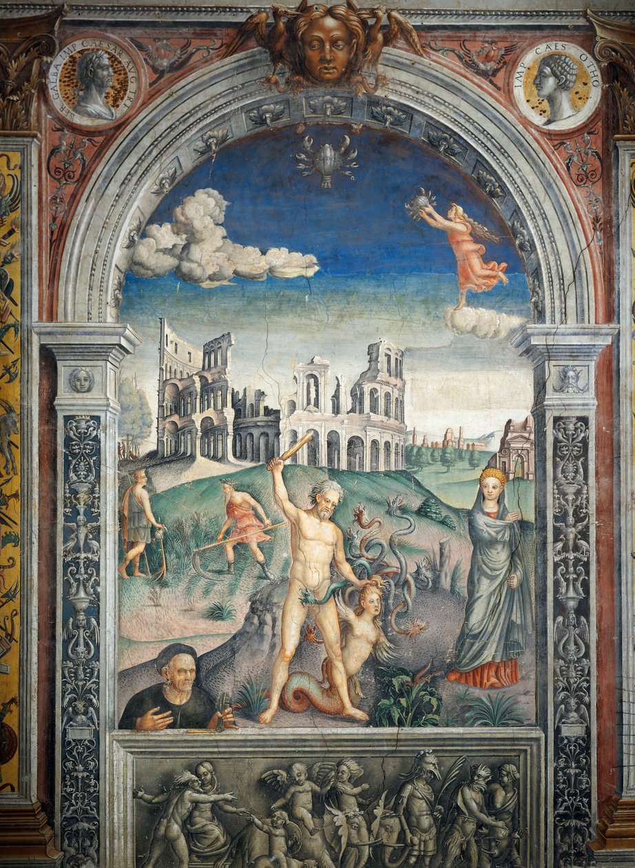 Fresque de Giovanni Maria Falconetto, Salle du Zodiaque, Palazzo D