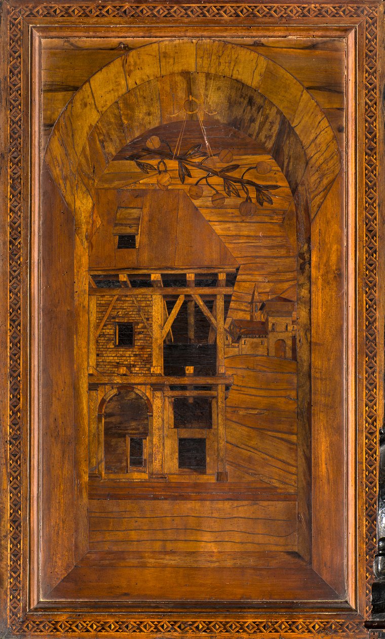 Chœur canonial en bois, incrusté par Giovanni Maria Platina 1484, stalle supérieure - Giovanni Maria Platina
