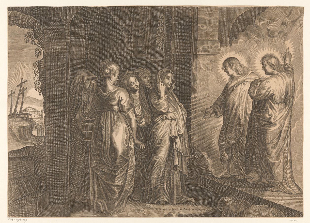 Saintes femmes au tombeau du Christ - Giovanni Merlo (attributed to)