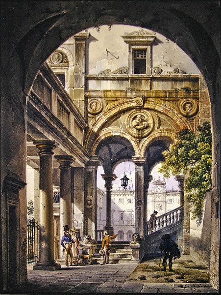 Caprice Architectural - Giovanni Migliara