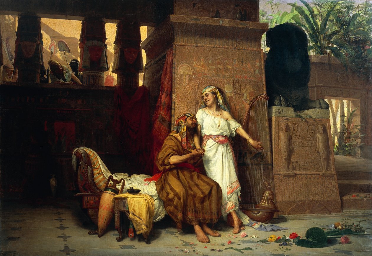 Abraham et Sarah à la cour des Pharaons - Giovanni Muzzioli