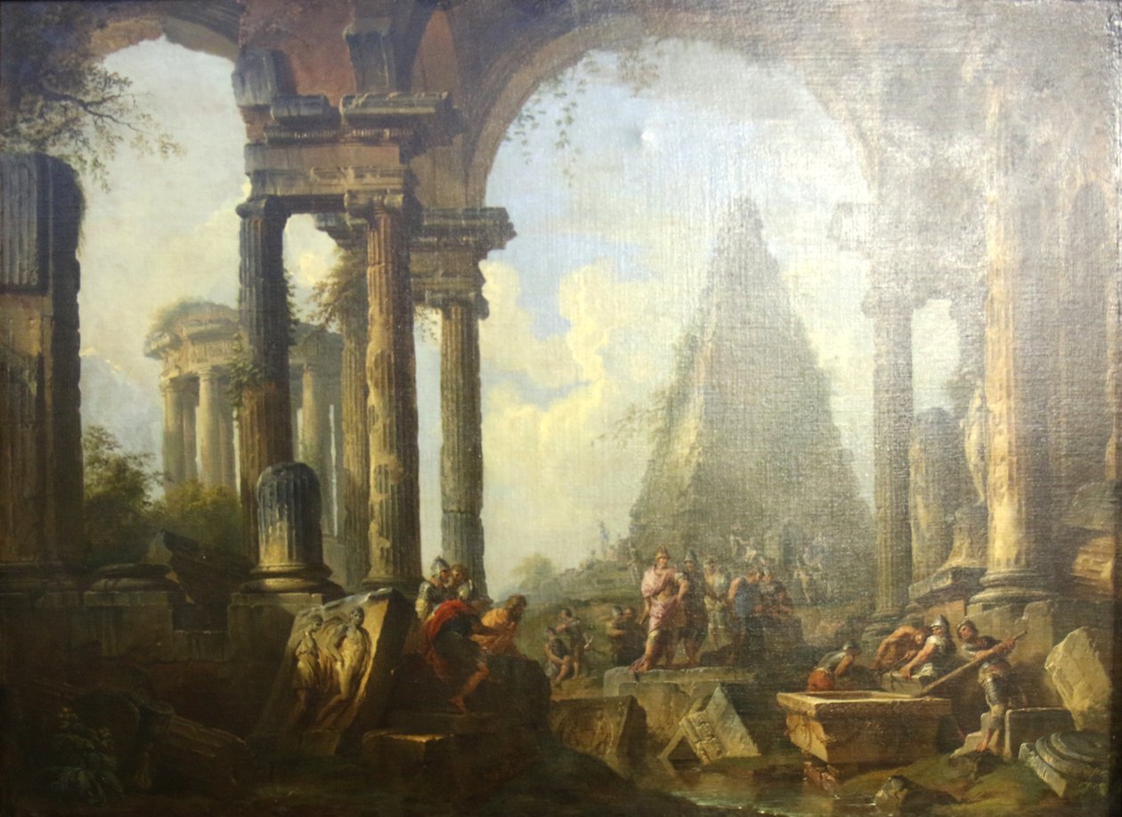 Alexandre le grand devant le tombeau d