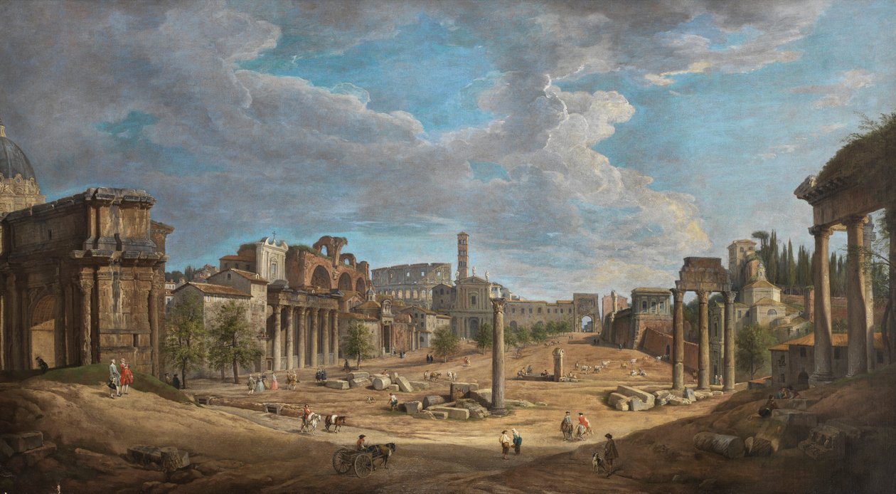 Giovanni Paolo Pannini Forum in Rom - Giovanni Paolo Panini