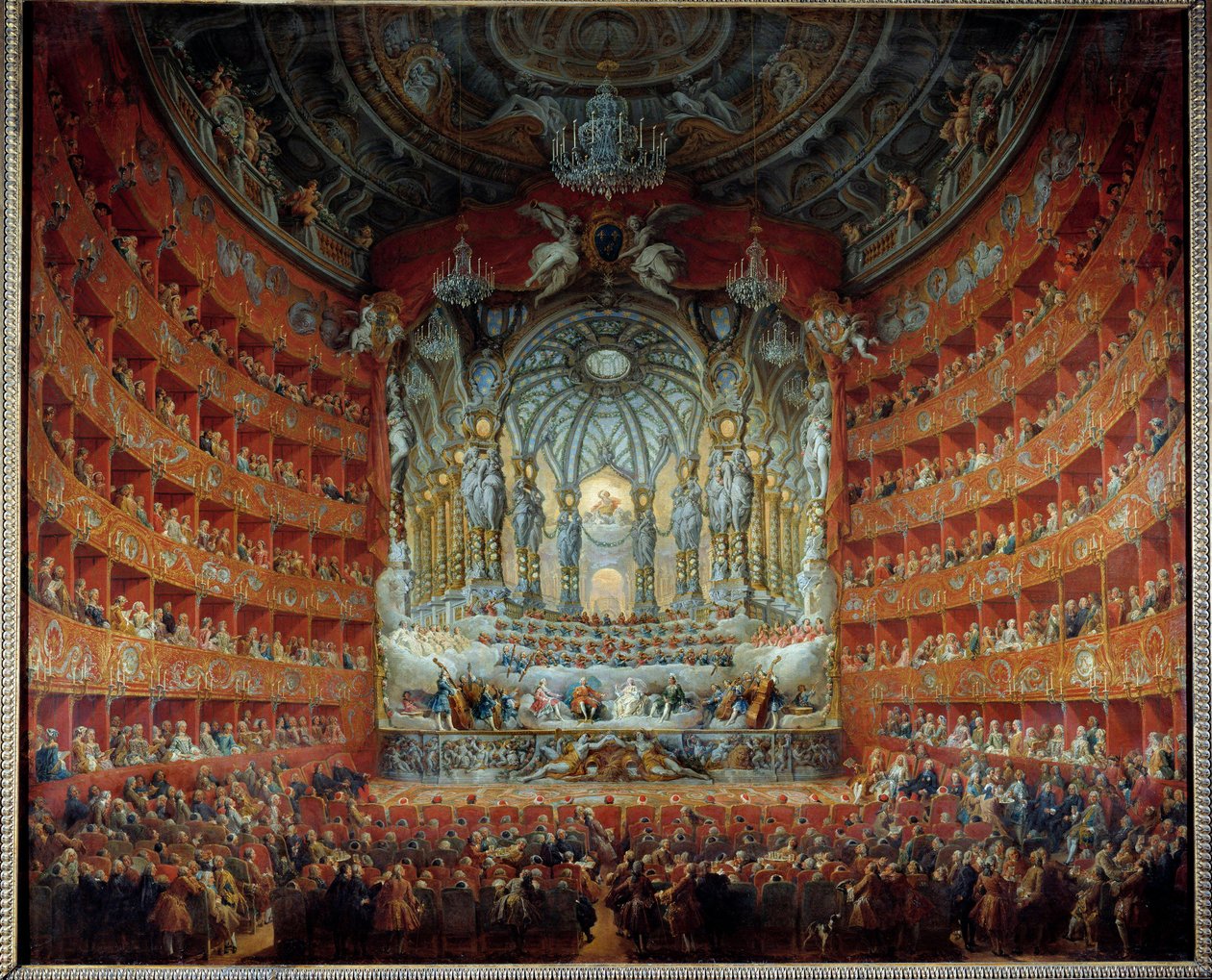 Concert donné au théâtre Argentina à Rome le 15 juillet 1747 à l
