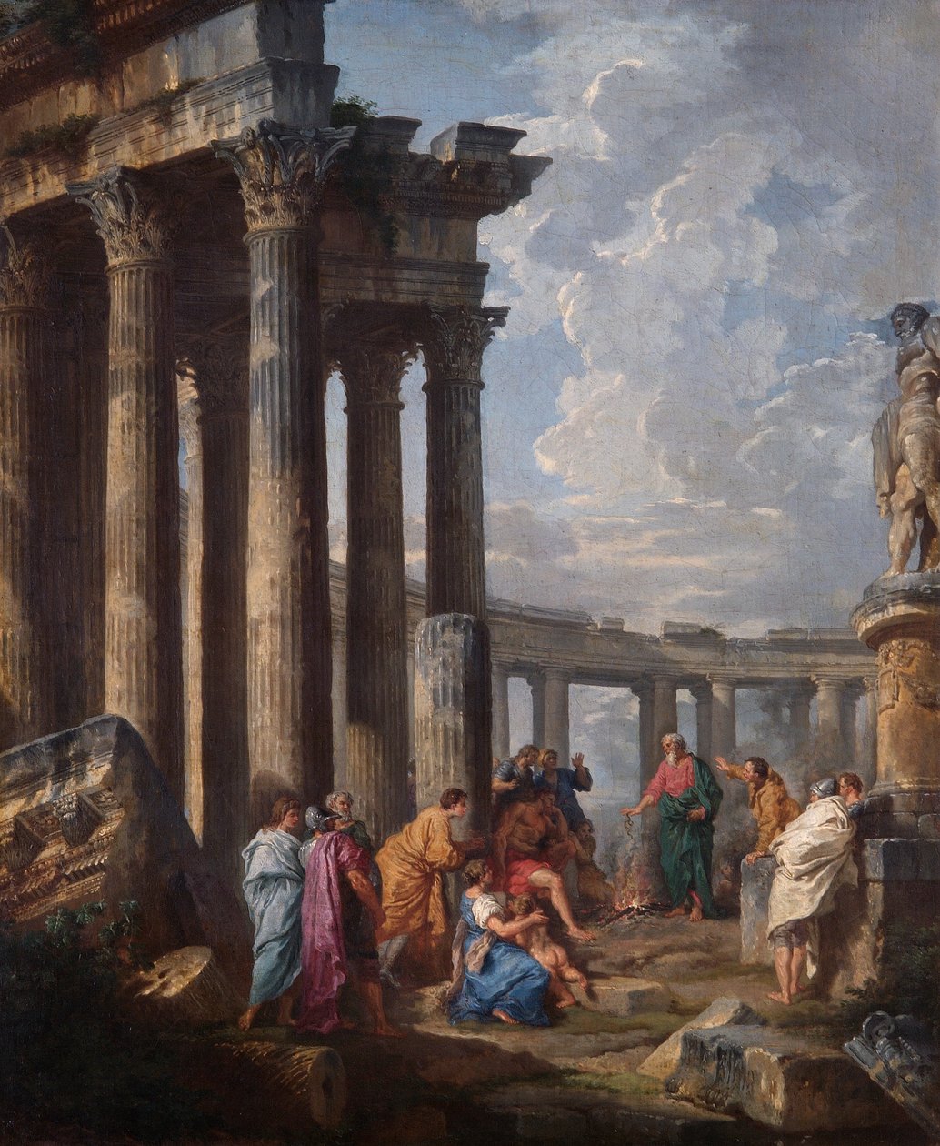Saint Paul à Malte saisissant la vipère - Giovanni Paolo Pannini