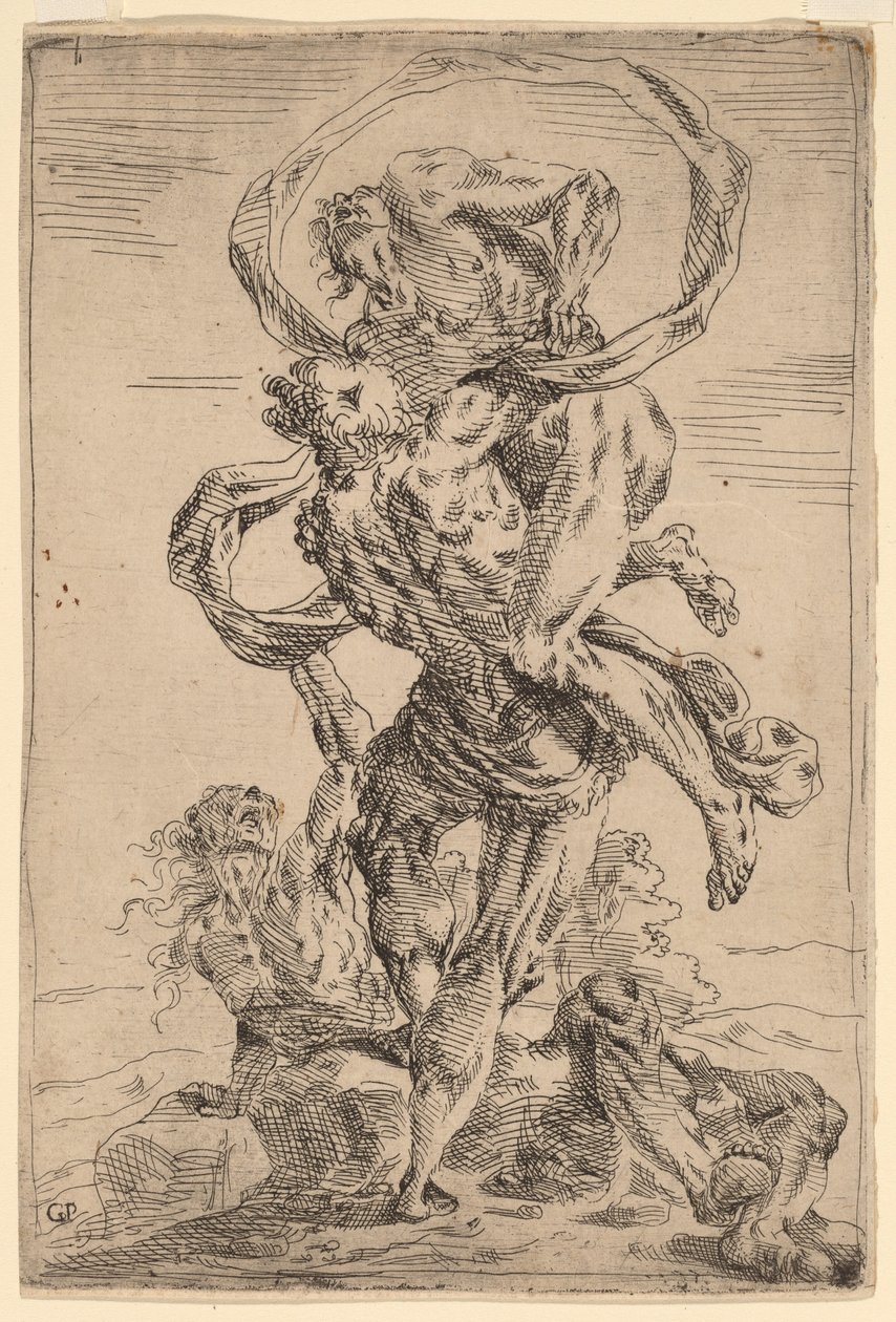 Hercule et Antée - Giovanni Pietro Possenti