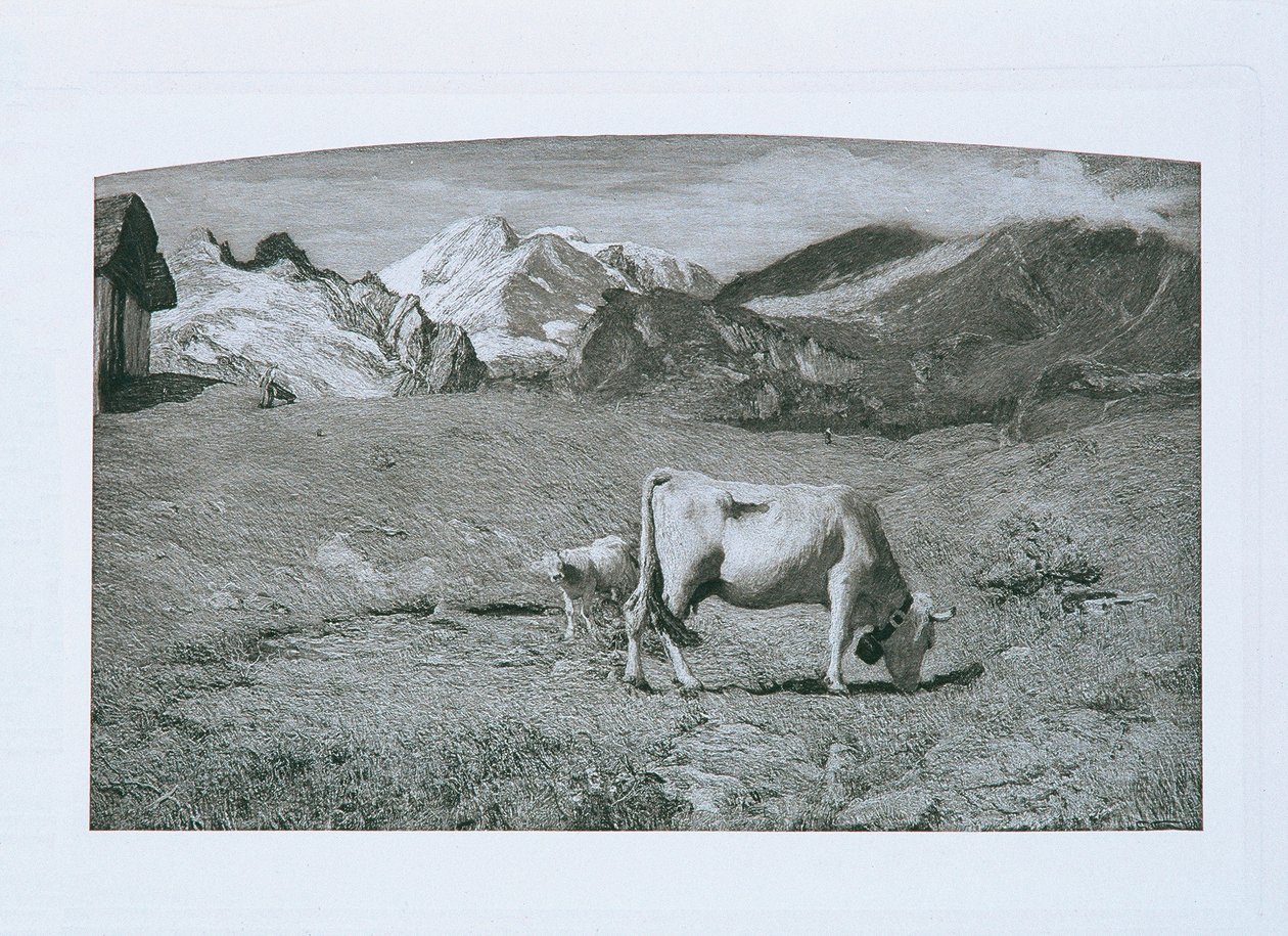 Pâturage de printemps - Giovanni Segantini