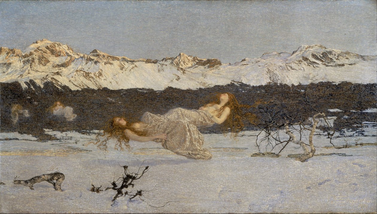 Le Châtiment de la luxure - Giovanni Segantini