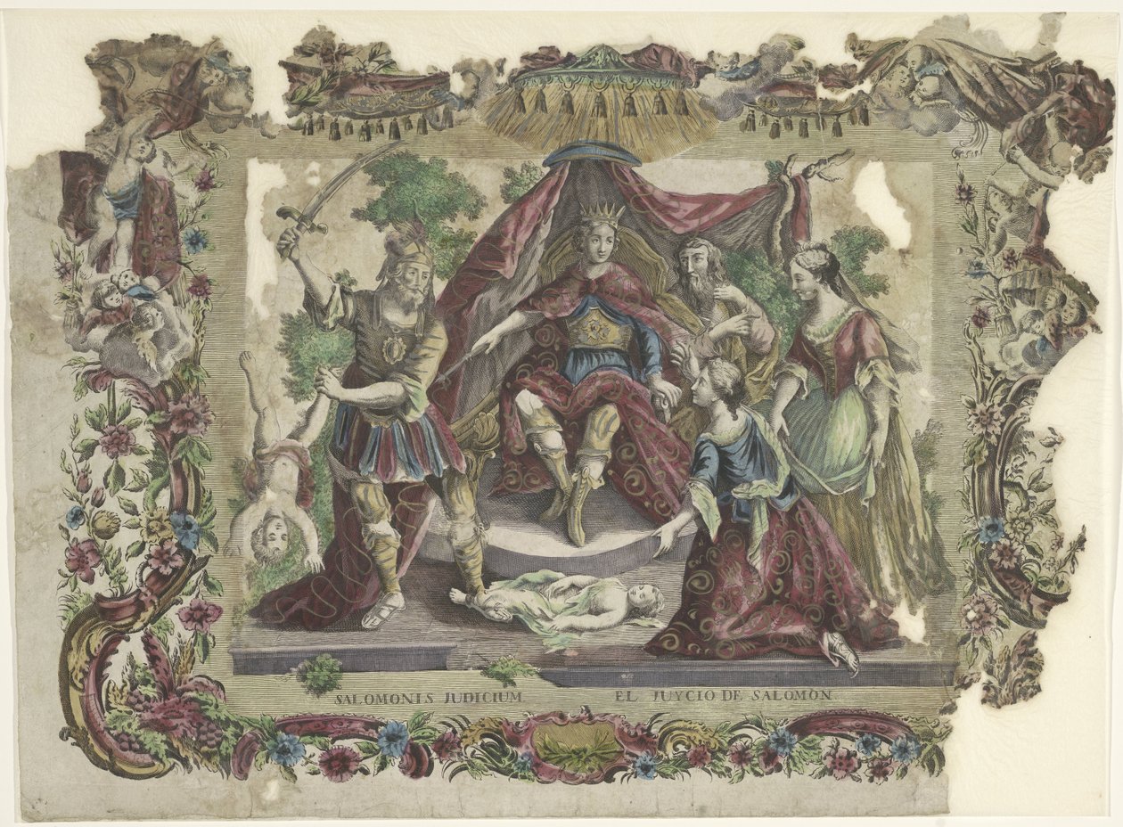 Le jugement de Salomon - Giovanni Volpato