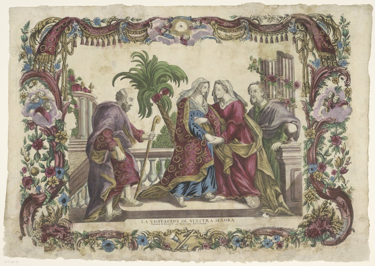 Visitation (La visitation de notre dame / Visitation B. Marie V. à sainte Élisabeth) - Giovanni Volpato