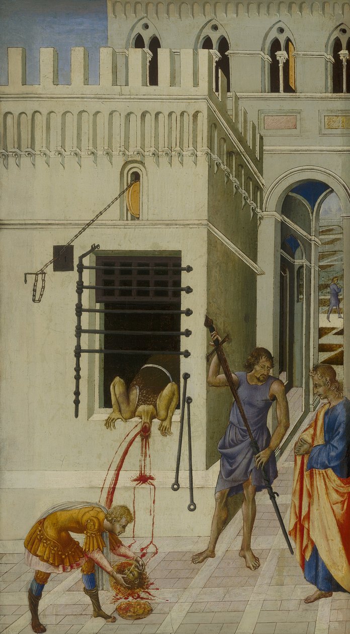 La Décapitation de Saint Jean-Baptiste - Giovanni di Paolo