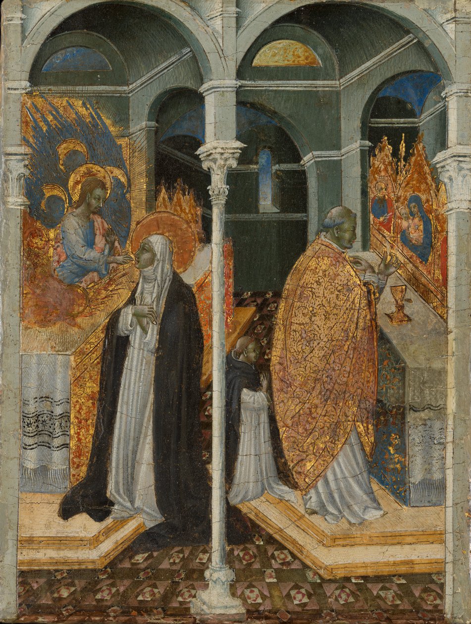 La communion miraculeuse de Sainte Catherine de Sienne - Giovanni di Paolo
