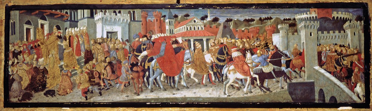Frédéric III et Leonora du Portugal à Rome, 1452 - Giovanni di Ser Giovanni,