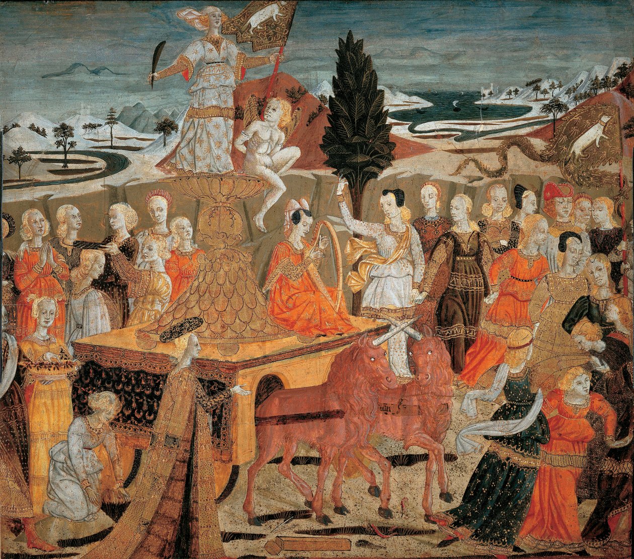 Le triomphe de la chasteté - Giovanni di Ser Giovanni Scheggia