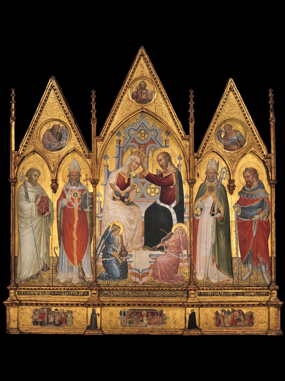 Couronnement de la Vierge et des Saints, 1394 - Giovanni di Tano Fei