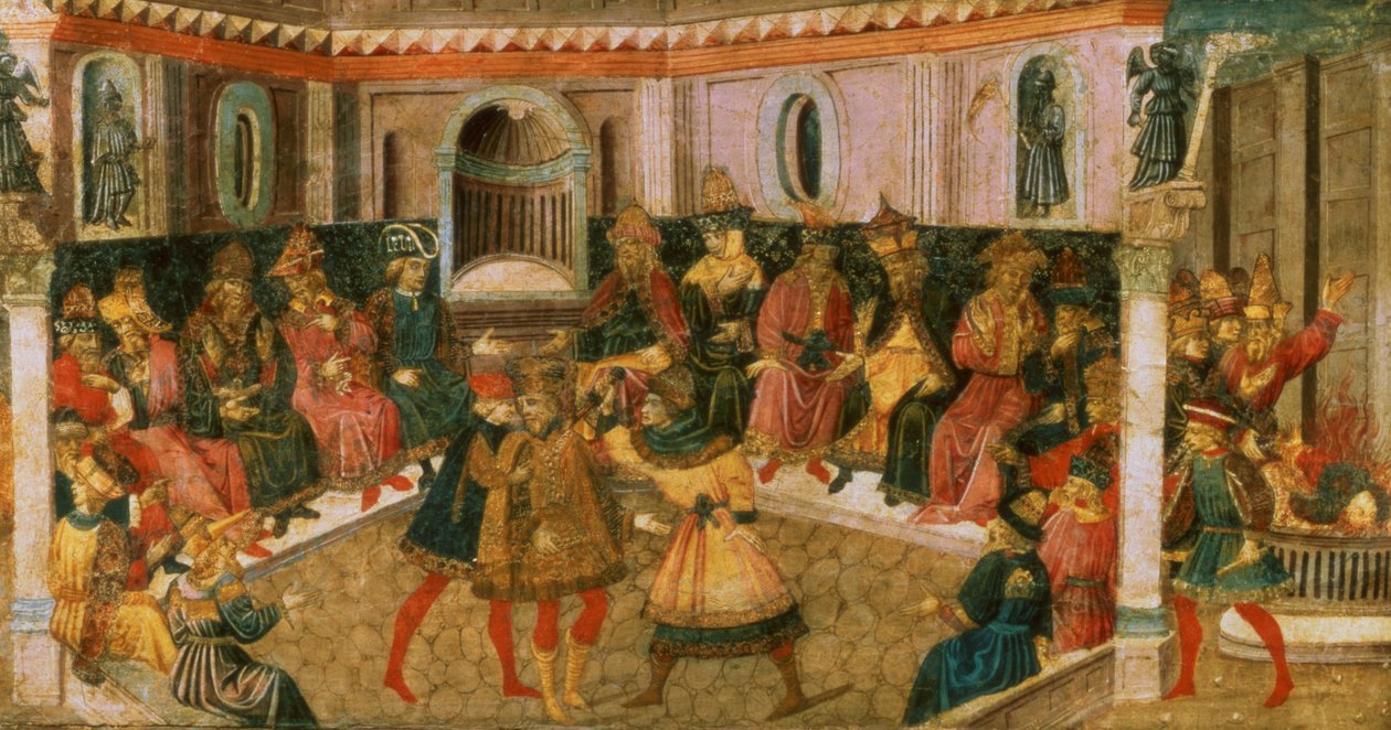 La Mort de Jules César, vers 1446-50 - Giovanni di Tommaso Angelo