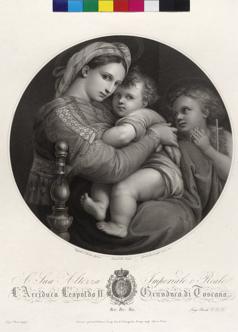 Marie avec enfant - Madonna della Sedia - Giovita Garavaglia