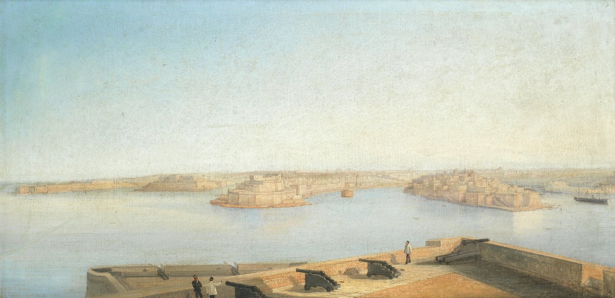Girolamo Gianni, Les trois villes et le grand port, Malte - Girolamo Gianni