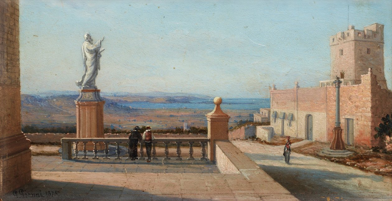 Girolamo Gianni, Vue de Malte 1875 - Girolamo Gianni