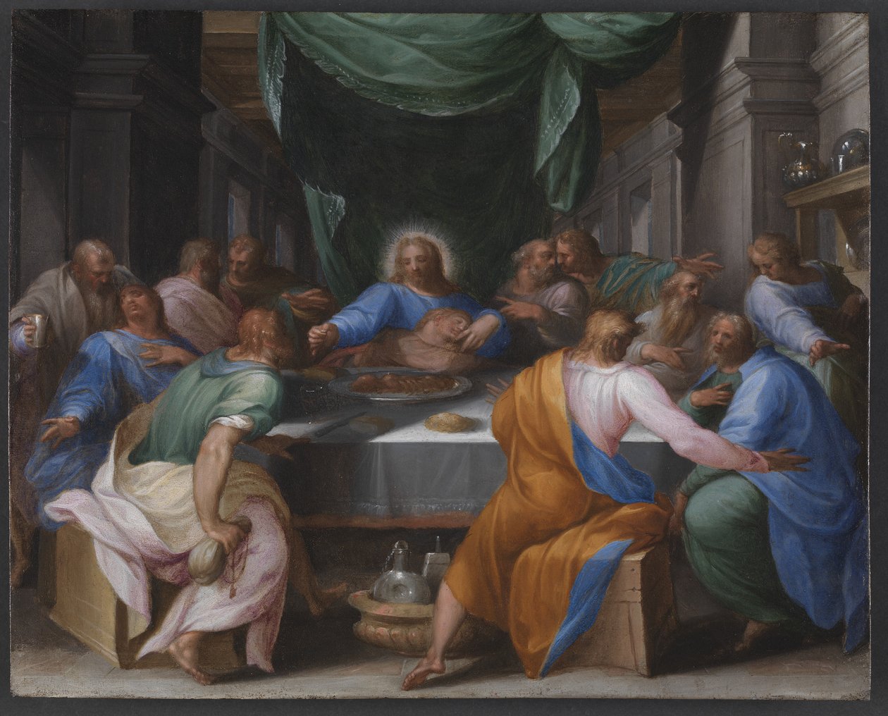 La Cène - Girolamo Muziano