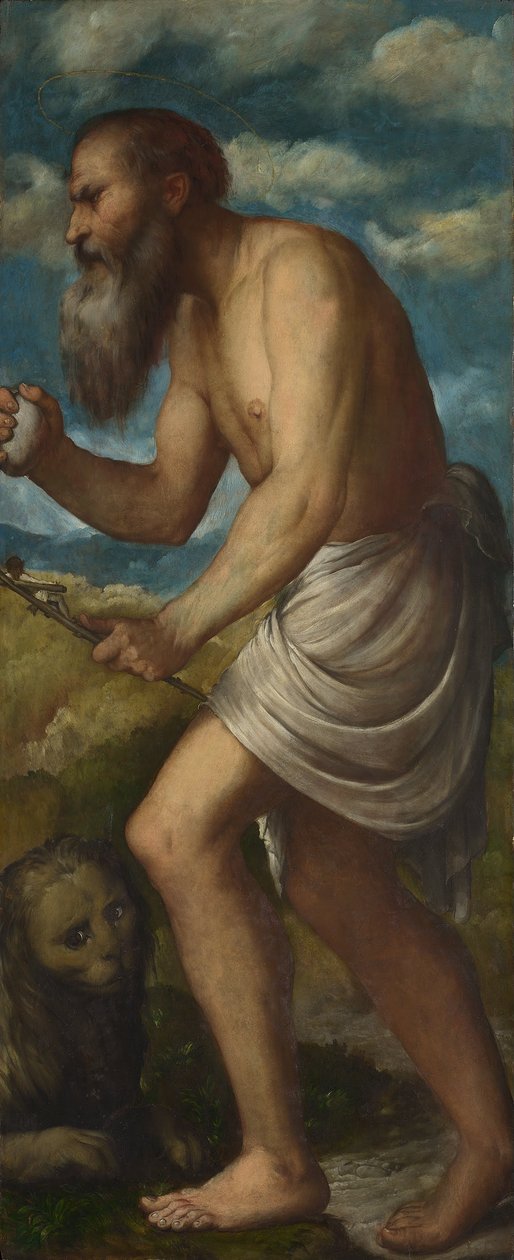 Saint Jerome - Girolamo Romanino