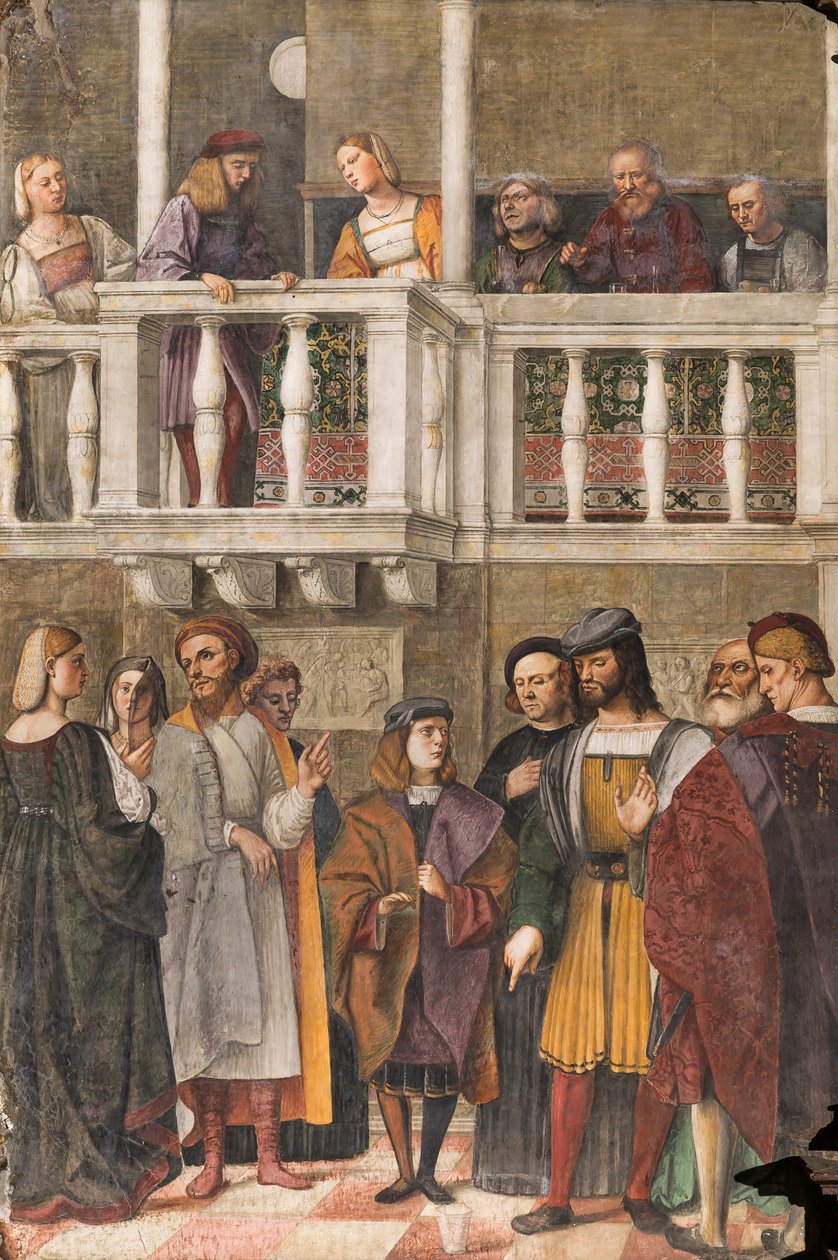 Le Miracle du Verre, École du Saint, Basilique Saint-Antoine, Padoue, Italie - Girolamo Tessari