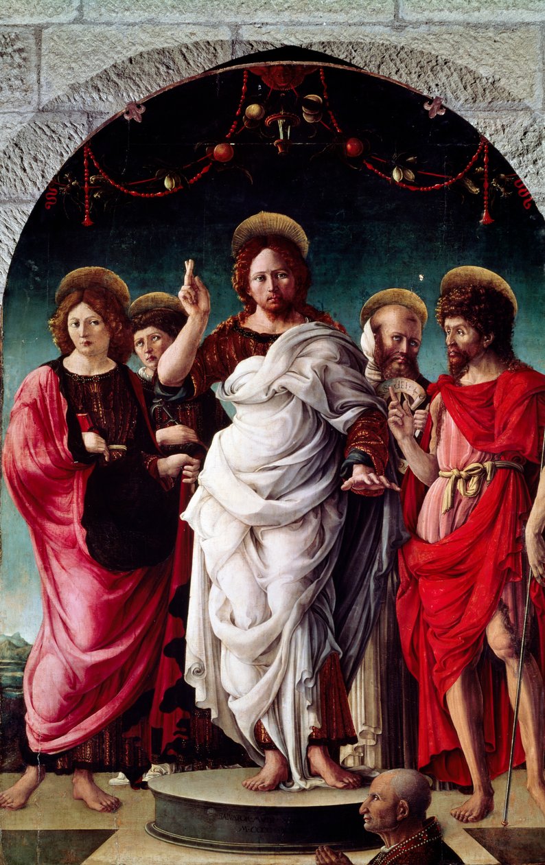 Rédempteur bénissant - Girolamo da (attr. to) Cremona