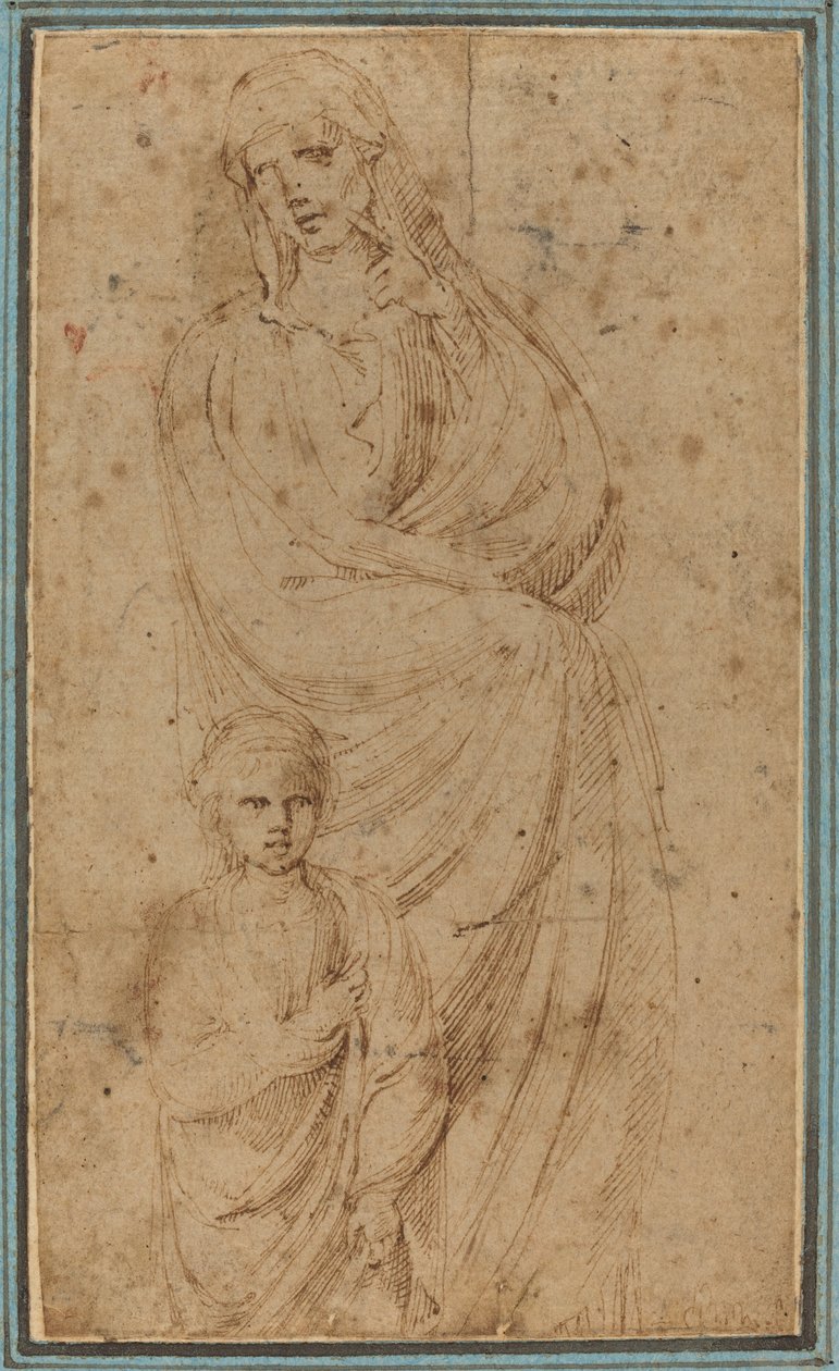 Deux figures - Girolamo da Carpi