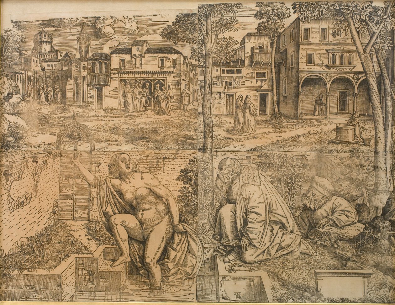 Suzanne au bain - Girolamo da Treviso d.Y.