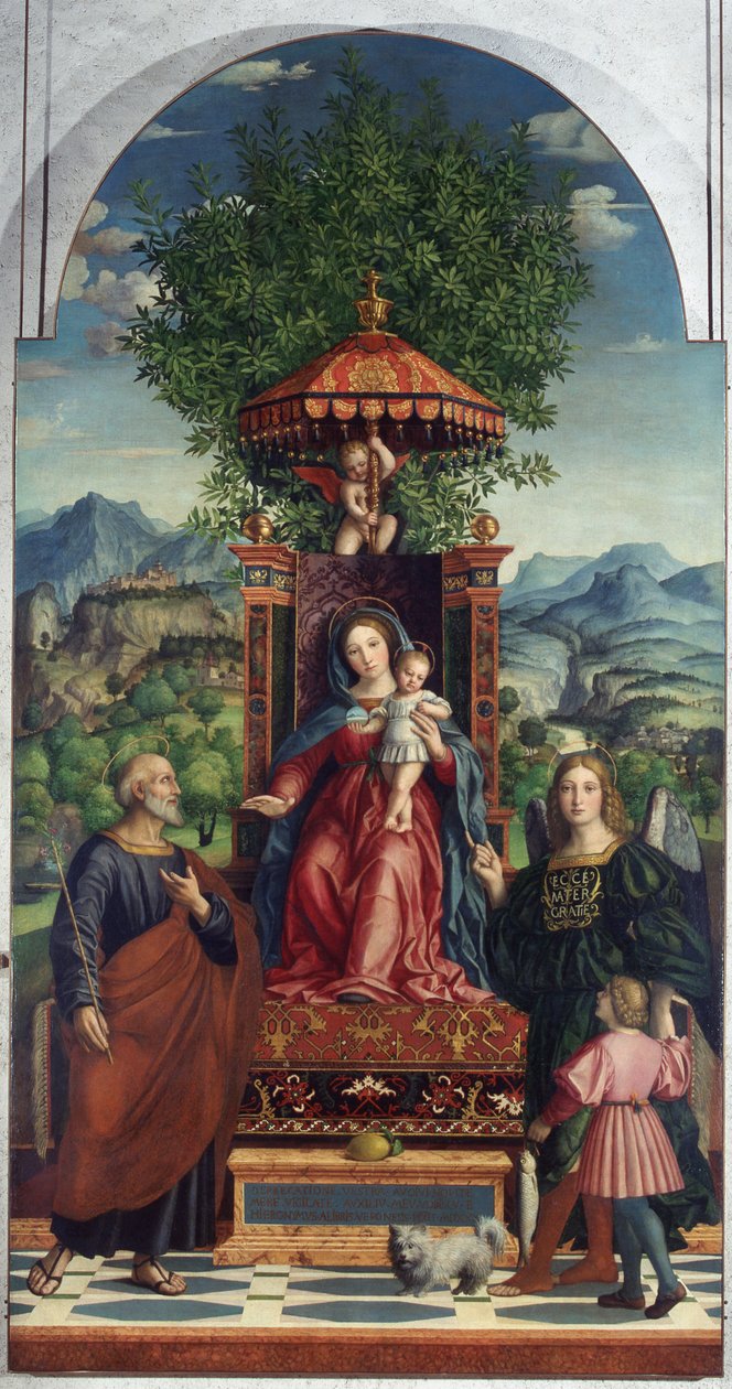 Madone au parapluie de Girolamo dai Libri, Musée de Castelvecchio - Girolamo dai Libri