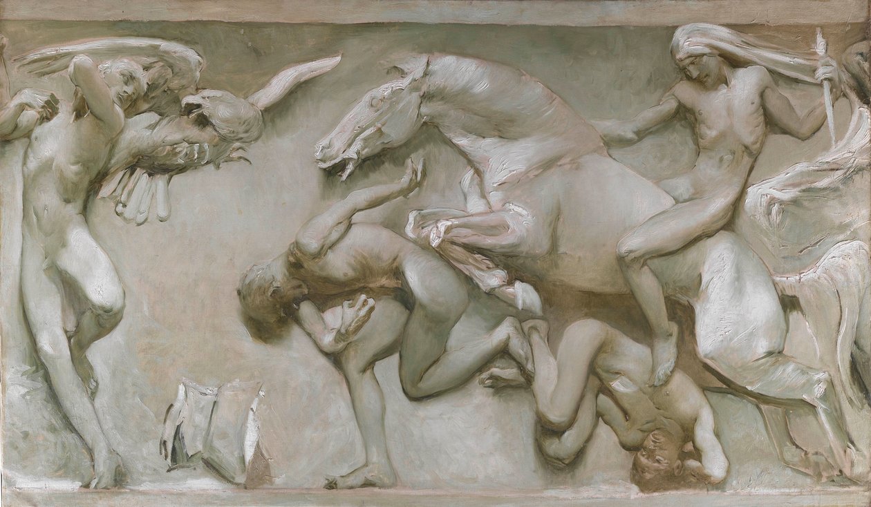 Des Grandes Découvertes, à travers les Âges Sombres..., 1906 - Giulio Aristide Sartorio