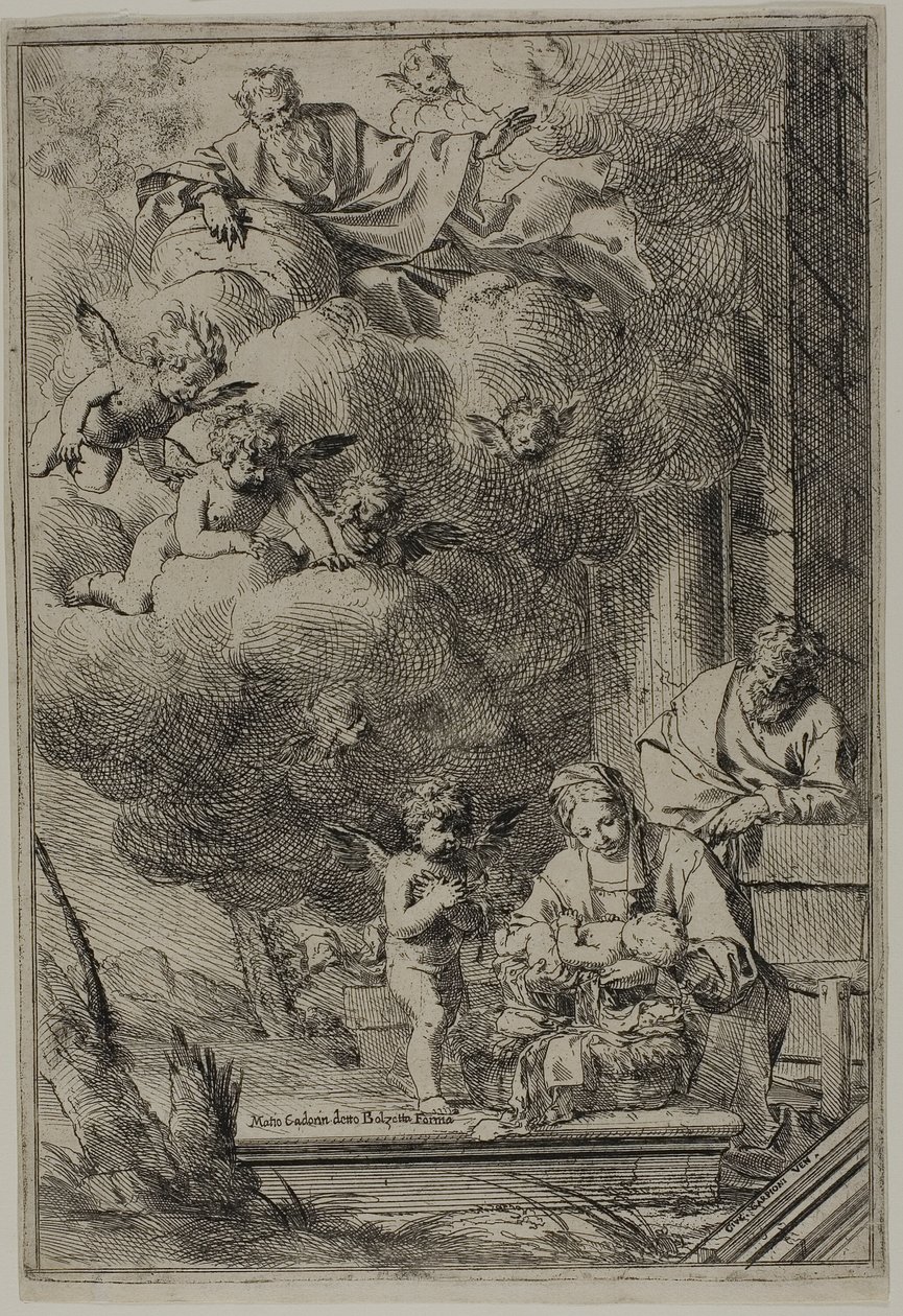 Sainte Famille - Giulio Carpioni
