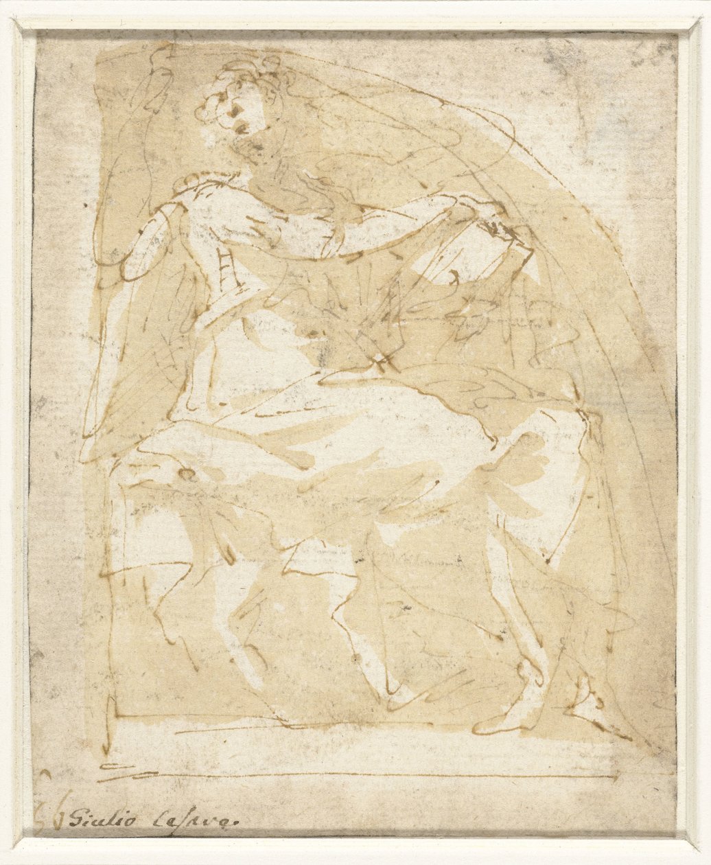 Ange avec un livre - Giulio Cesare Procaccini