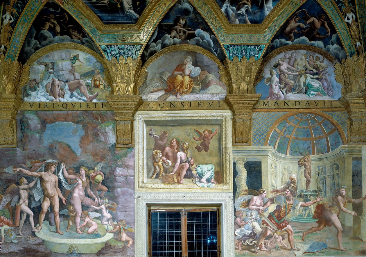 Représentations des Amours Divins, Salle de Psyché - Giulio Romano
