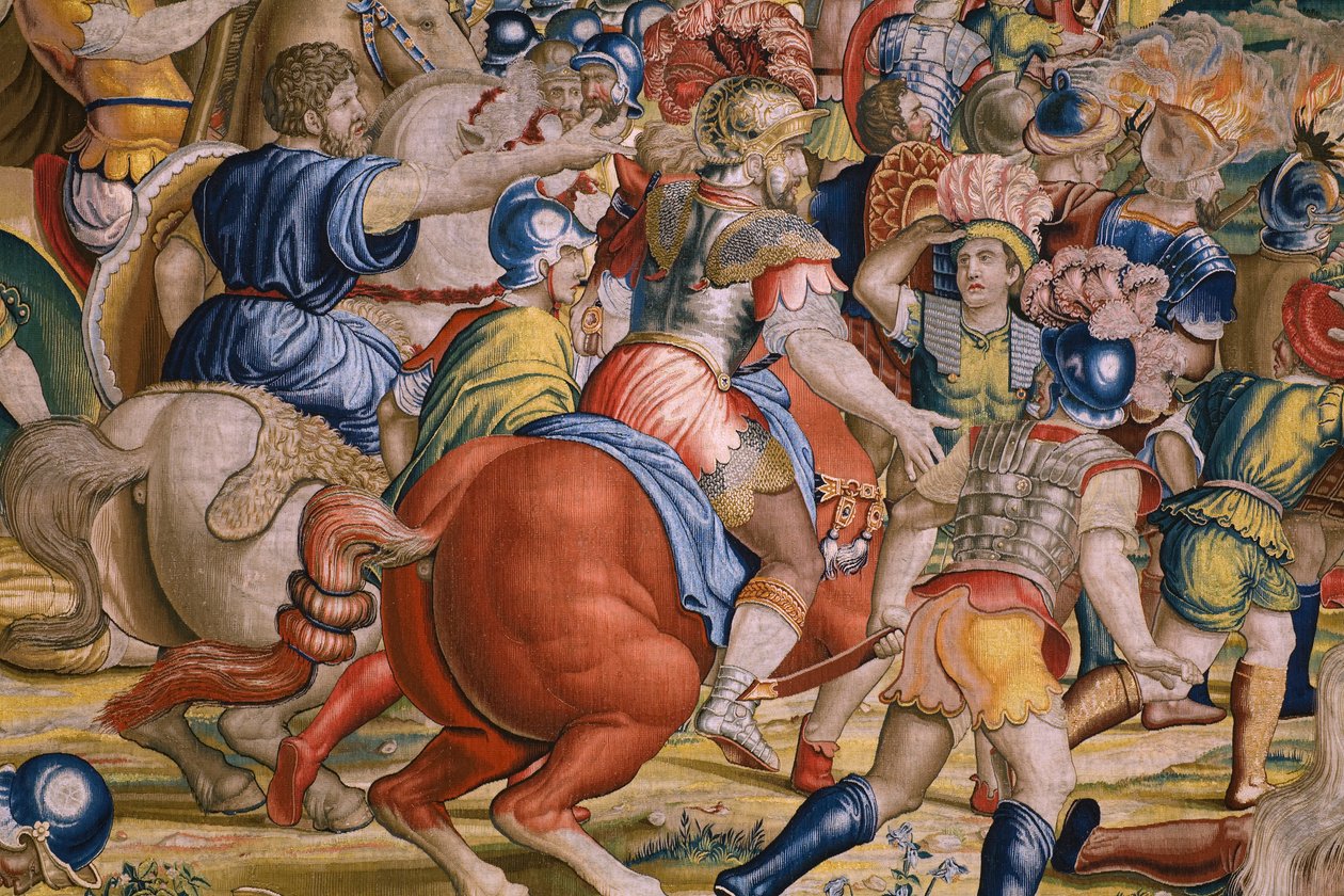 Les Actes de Scipion : La Bataille de Zama (détail) - Giulio Romano