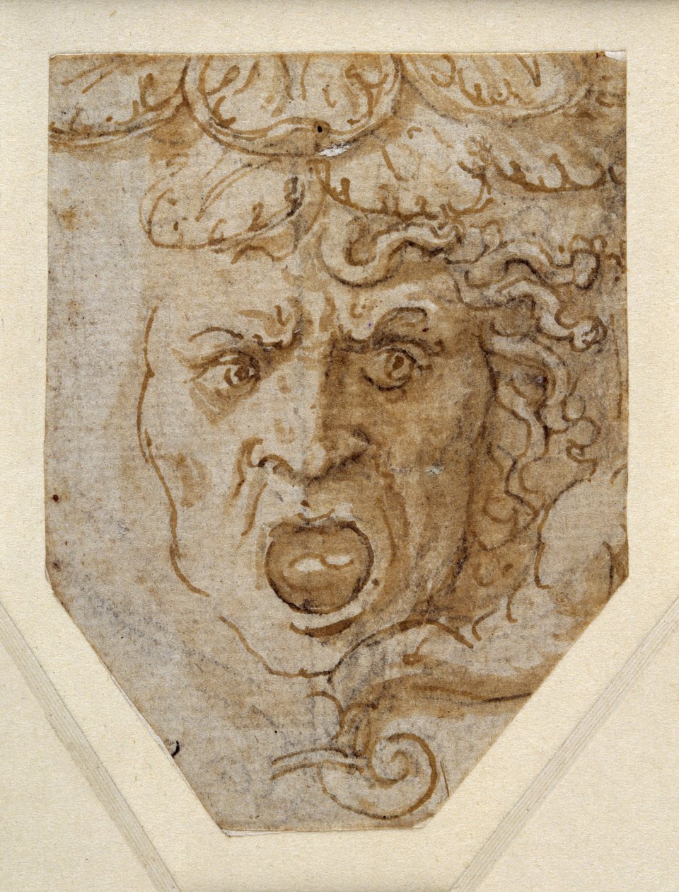 Tête de Méduse - Giulio Romano